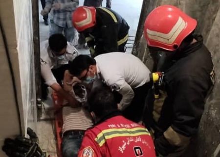 سقوط کارگر میانسال به درون چاهک آسانسور