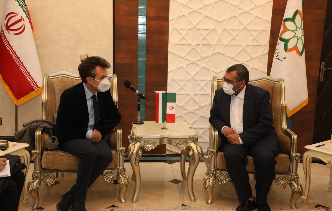 شهردار شیراز با سفیر ایتالیا در ایران دیدار کردند