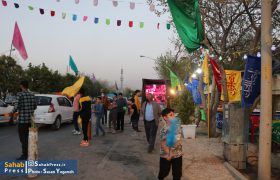 گزارش تصویری | موکب فدائیان المهدی(عج) شیراز در روز میلاد یگانه منجی عالم بشریت