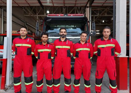 ​دومین تیم امدادی و واکنش سریع سازمان آتش‌نشانی شهرداری شیراز به آبادان