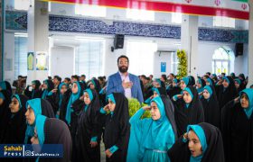 گزارش تصویری | تجمع دهه‌نودی‌های شهر اکبرآباد با اجرای سرود “سلام فرمانده”