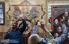 گزارش تصویری | مراسم آغاز دهه کرامت هیئت فدائیان المهدی(عج) در شیراز