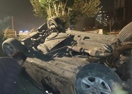 تصادف زنجیره ای چهار خودرو در کمربندی حسین الهاشمی و مرگ تلخ راننده ۲۴ ساله