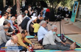 گزارش تصویری | مراسم دعای عرفه در جوار شهدای گمنام تنگ‌ الله‌اکبر شیراز