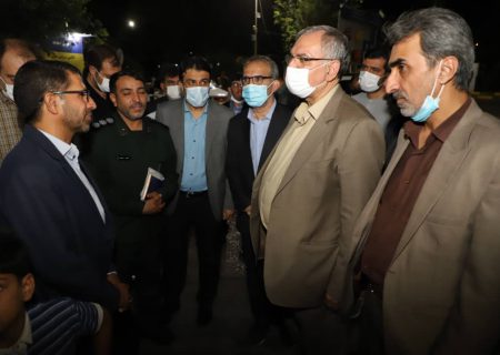 دیدار وزیر بهداشت با خانواده بانوی شهید مدافع سلامت در شیراز