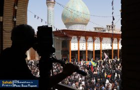 گزارش تصویری | اجتماع دلدادگان اربعین حسینی در شیراز