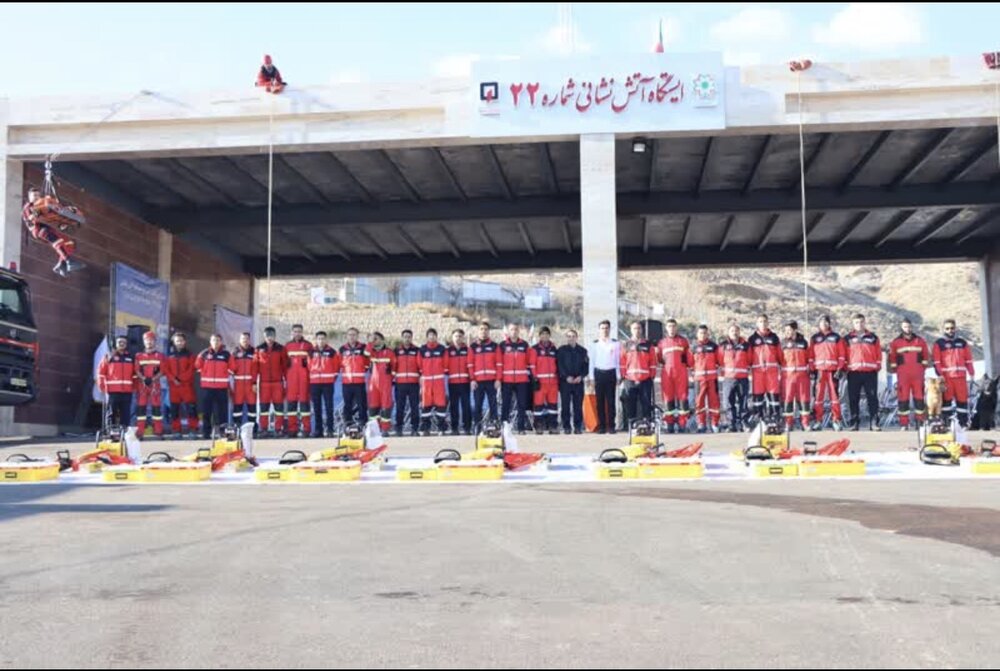 افتتاح ایستگاه تخصصی آتش‌نشانی شیراز در کوه دراک