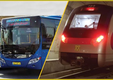 ارائه خدمات رایگان خطوط قطار شهری و ۳۰۰ دستگاه اتوبوس در روز ۲۲ بهمن
