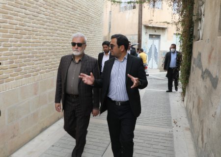 بازدید شهردار شیراز از گذر تاریخی سنگ سیاه