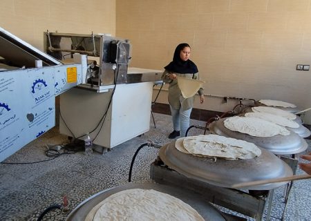 اولین خبازی نان سنتی اتوماتیک در بیضا