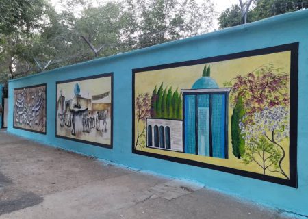 سومین دوره مسابقه نقاشی دیواری به مناسبت گرامیداشت هفته شیراز برگزار شد