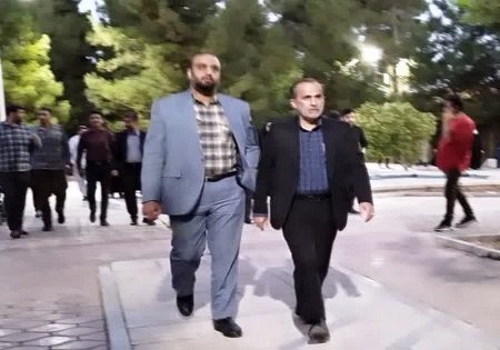 بازدید سرزده فرمانده سپاه فجر از طرح تذکر لسانی در باغ جنت شیراز