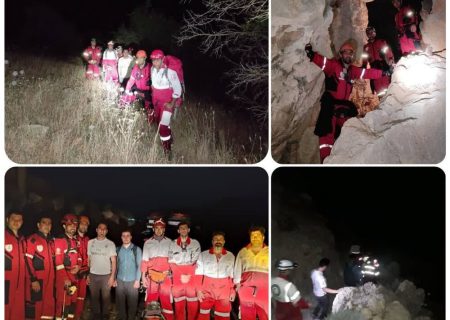 عملیات ۷ ساعته برای نجات ۲ کوهنورد گرفتار در شیراز