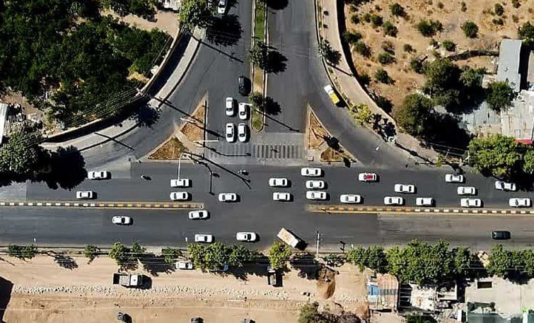 اصلاح هندسی ترافیکی خیابان وکلا (ایمان شمالی) به قدوسی غربی