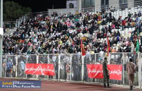 گزارش تصویری | جشن بزرگ بیعت در ورزشگاه حافظیه شیراز