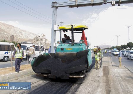 گزارش تصویری | یازدهمین مرحله جهش عمرانی کلانشهر شیراز ، جهش آسفالت