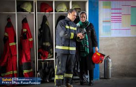 گزارش تصویری|یک روز در کنار خانواده در ایستگاه آتش نشانی