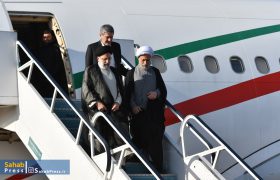 گزارش تصویری | استقبال از ریاست جمهوری در فرودگاه شیراز