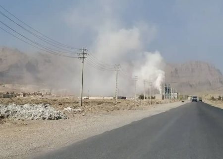 تعطیلی یک واحد کارخانه آسفالت در شیراز به دلیل آلودگی هوا