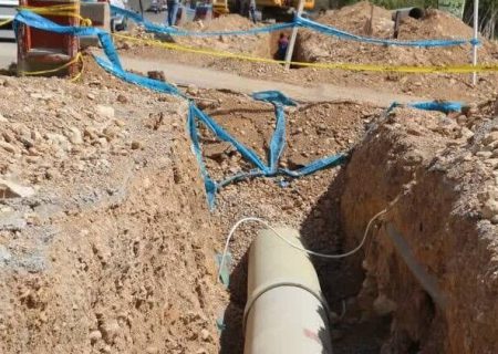انتقال رینگ بین مخازن آب در شیراز