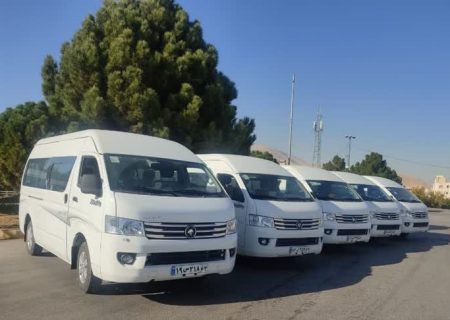 ورود ۵ دستگاه خودرو ون جدید ویژه توان‌خواهان و معلولین به ناوگان حمل‌ونقل کلان‌شهر شیراز