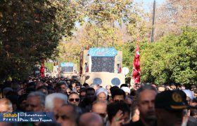 گزارش تصویری | تشییع پیکر شهدای گمنام دفاع مقدس در شیراز