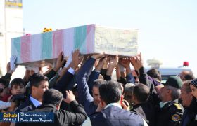 گزارش تصویری | آئین تشییع و خاکسپاری شهید گمنام در فرودگاه بین المللی شهید دستغیب(ره) شیراز