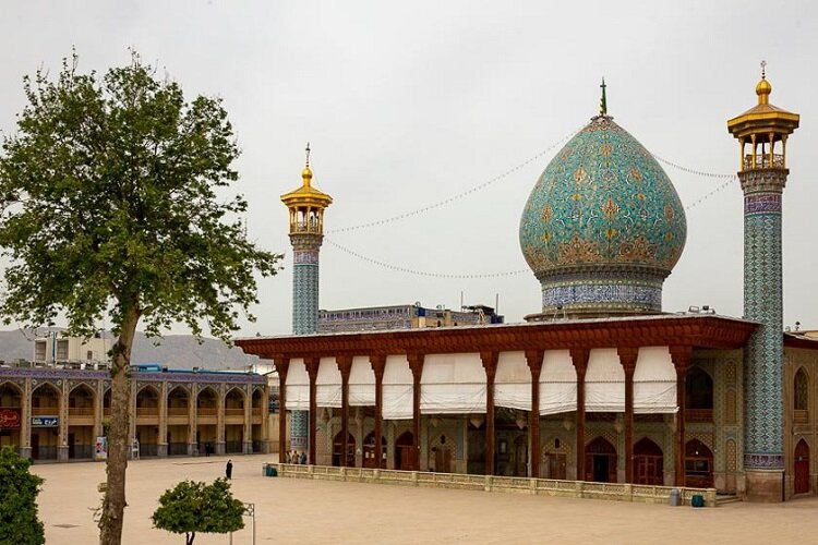 سوگواری هیئات مذهبی شیراز در بزرگداشت شهادت شاهچراغ(ع)