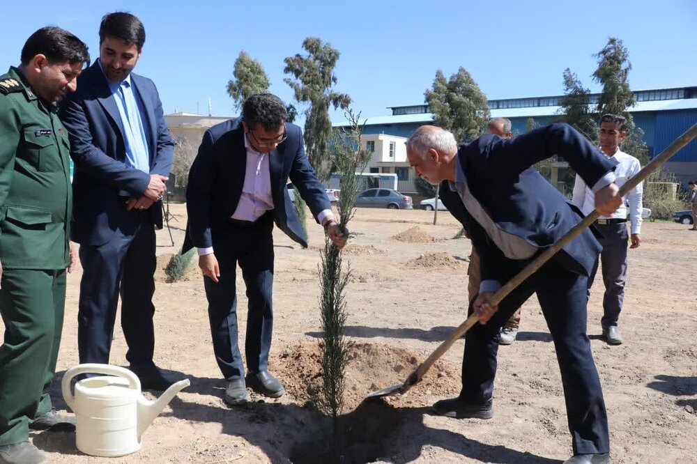 کاشت ۱۰ هزار درخت در شهرک‌های صنعتی فارس