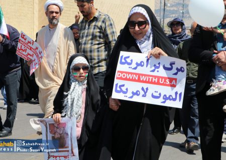 گزارش تصویری | راهپیمایی روز قدس ۱۴۰۳ در شیراز