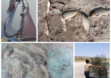 کشف سلاح و لاشه شکار غیر مجاز در شهرستان شیراز 