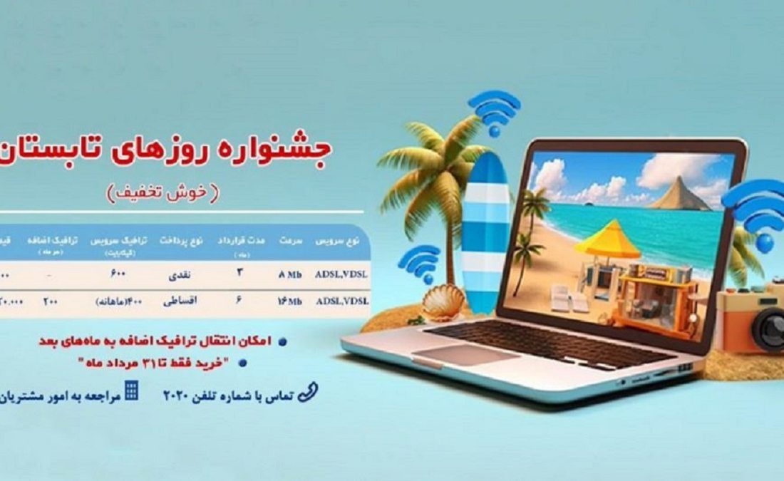 جشنواره اینترنتی روزهای‌تابستان شرکت‌مخابرات‌ایران آغاز شد