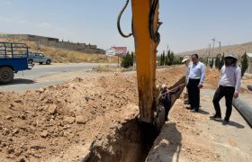 فیلم | پروژه خط انتقال چاه آب یاس شهر صدرا – آبفا شیراز