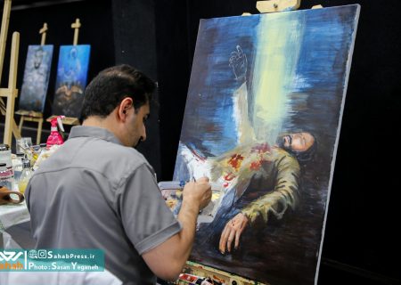 گزارش تصویری | کارگاه نقاشی «پروانگی» به مناسبت هفته دفاع مقدس و دومین کنگره شهدای استان فارس