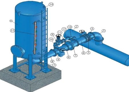 به حداقل رساندن فشار در لوله‌های انتقال آب و نفت با مخزن ضربه‌گیر ایران‌ساخت
