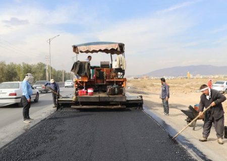 اجرای عملیات ایمن‌سازی در کمربندی جنوبی شیراز