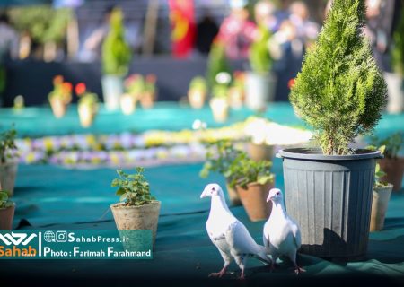 گزارش تصویری | خاکسپاری شهید گمنام در بوستان ارغوان شیراز