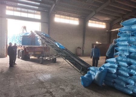 شروع بارگیری کود اوره از انبارهای نمایندگی داراب شرکت خدمات حمایتی کشاورزی استان فارس