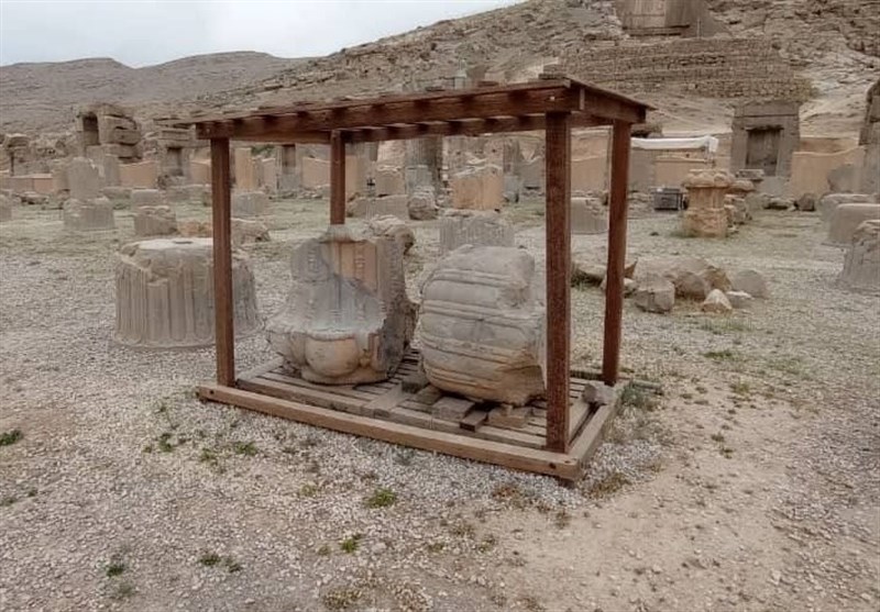 پاسخ میراث فرهنگی به خبر گل ستون تخت جمشید