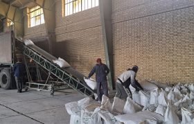 تامین ۶۰۰ تن کود کشاورزی سولفات پتاسیم گرانوله در انبارهای سازمانی شرکت خدمات حمایتی کشاورزی استان فارس