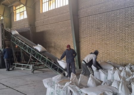 تامین ۶۰۰ تن کود کشاورزی سولفات پتاسیم گرانوله در انبارهای سازمانی شرکت خدمات حمایتی کشاورزی استان فارس