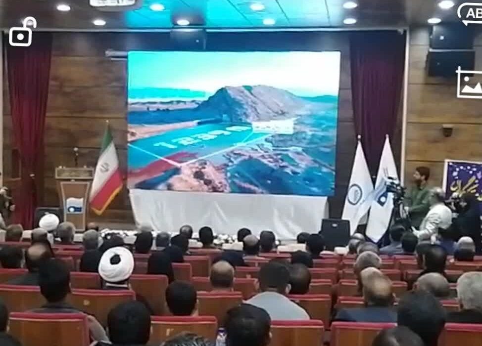 سد تنگ خُمار فسا با حضور وزیر نیرو افتتاح شد