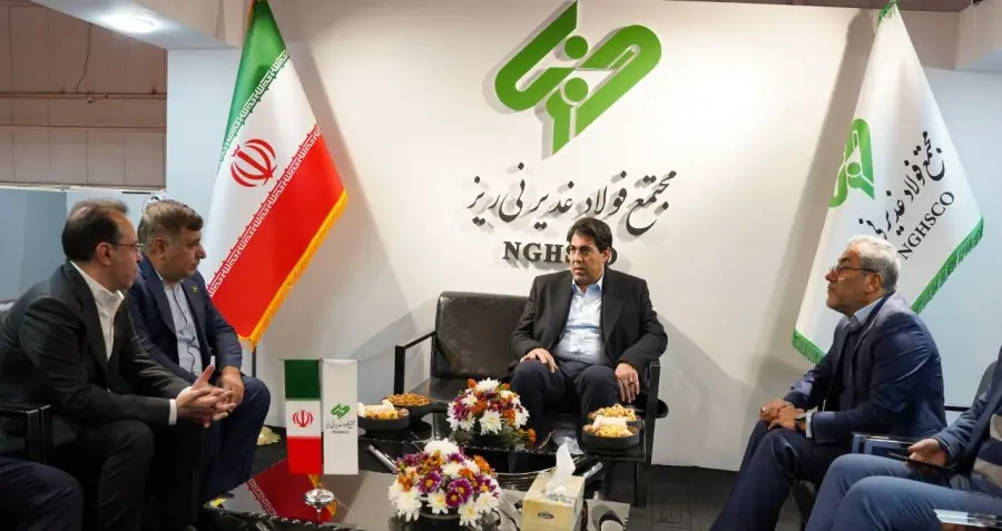 آغاز به کار نمایشگاه شیراز متالکس ۲۰۲۵/ استقبال ویژه از غرفه مجتمع فولاد غدیر نی‌ریز