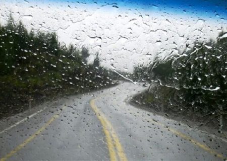 بارش باران در ۵ محور مواصلاتی فارس