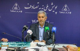 گزارش تصویری |  نشست خبری رئیس دانشگاه علوم پزشکی شیراز پیرامون پویش نه به تصادف