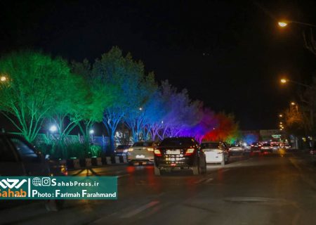 گزارش تصویری | رونمایی از پروژه‌های فاخر نورپردازی شیراز