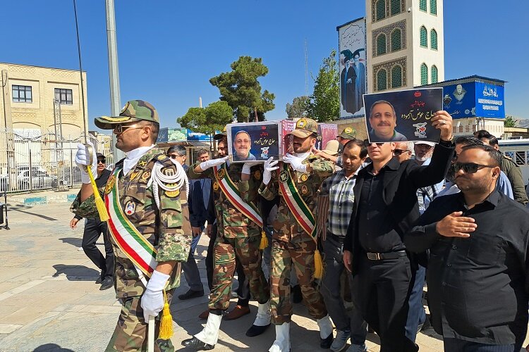 پیکر شهید قهرمان وطن در شیراز آرام گرفت