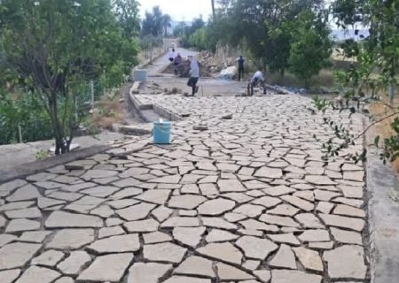 مسیر دسترسی به نقوش صخره‌ای تنگ چوگان بیشاپور تسهیل می‌شود