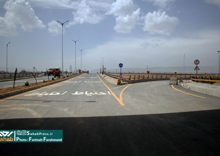 گزارش تصویری | تقاطع غیرهمسطح شهدای حرم حضرت احمدبن موسی (ع) در آستانه افتتاح