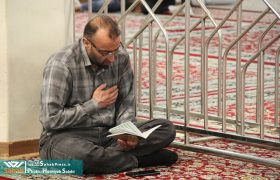 گزارش تصویری | مراسم نماز و دعای استغاثه به امام زمان (عج) در حرم مطهر شاه چراغ (ع)